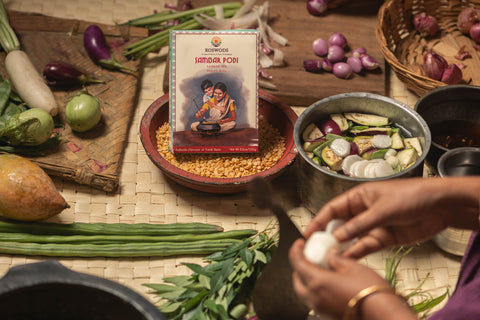 Vegetable Sambar (Mixed Veg Lentil Stew)