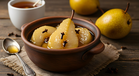 Clove-Infused Pear & Honey Compote