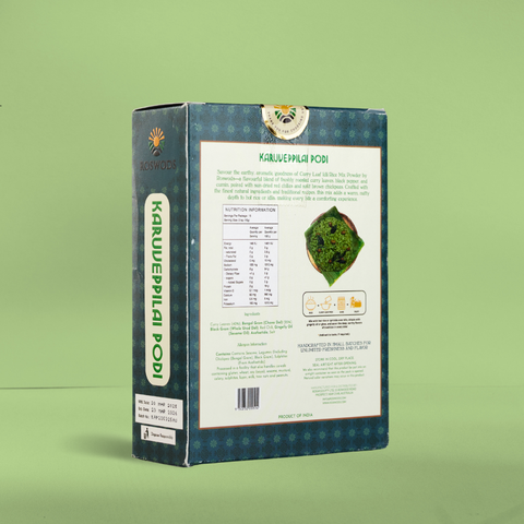 Spiced Curry Leaf Powder - Karuveppilai Podi - Idli rice Podi Mix