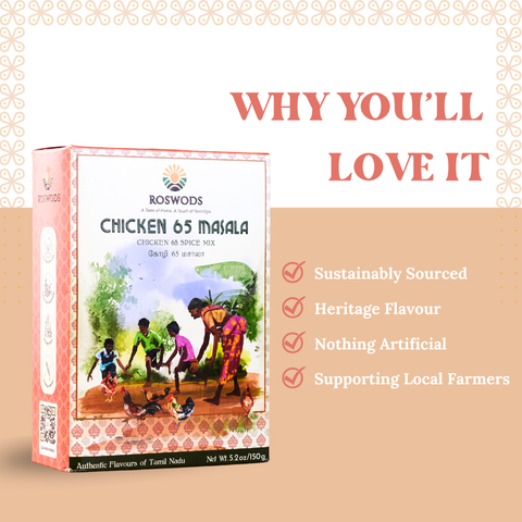 Chicken 65 Masala - Ready-To-Go Coating Mix For Oil Frying