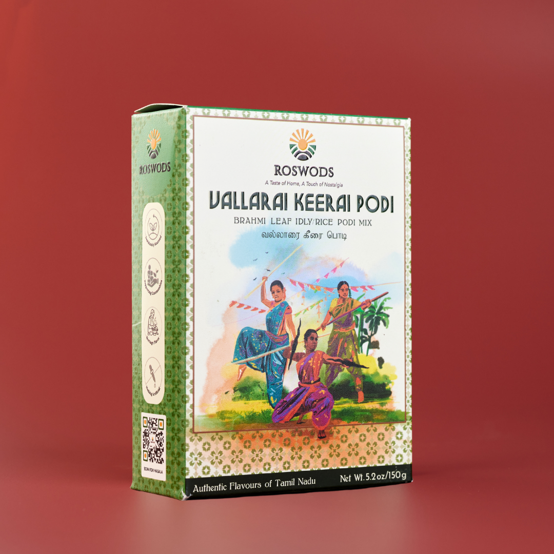 Spiced Gotu Kola/ Brahmi Leaf Powder - Idli / Rice Podi Mix