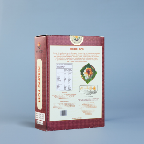 Paruppu Podi - Spiced Lentil Mix- Great with Rice