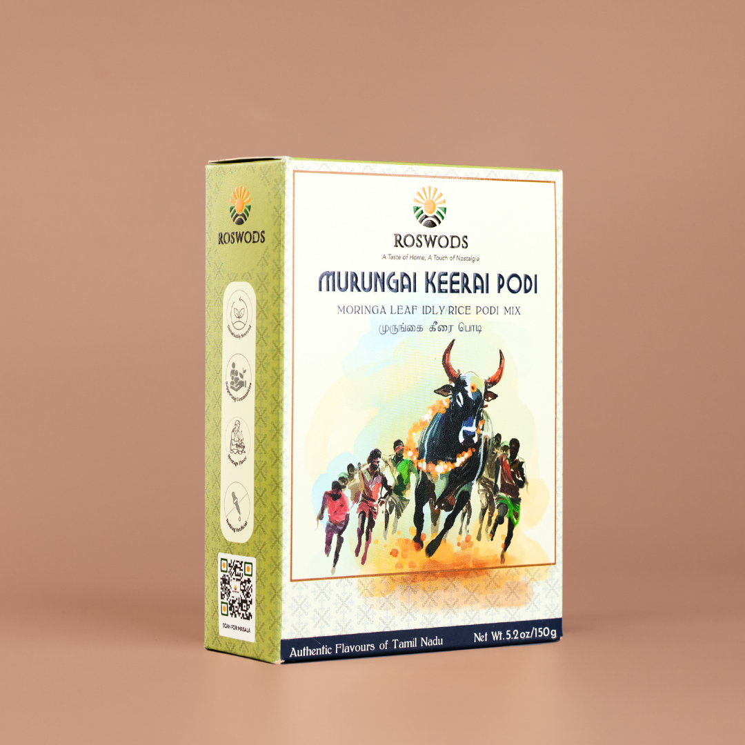 Spiced Moringa Leaf Powder- Idli / Rice Podi Mix