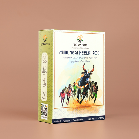 Spiced Moringa Leaf Powder- Idli / Rice Podi Mix