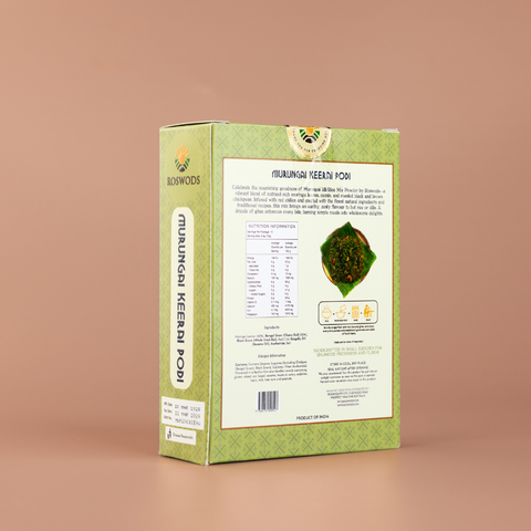 Spiced Moringa Leaf Powder- Idli / Rice Podi Mix