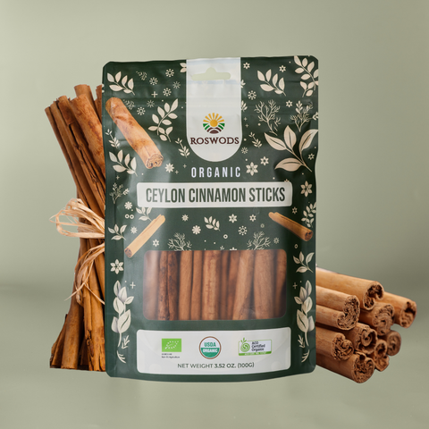 Australian Certified Organic Ceylon Cinnamon Sticks - Whole Form, Sweet Aroma