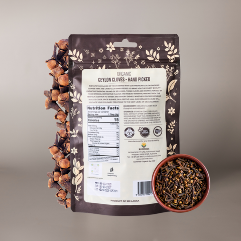 Australian Certified Organic Ceylon Cloves - Aromatic & Fresh